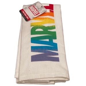 Marvel Kitchen Towels Set Pride Design LGBT - 2 Pack Cotton White & Rain…